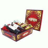 Boite carton carrée cempilable Surprise 33x33 - Boite carton carrée cempilable Surprise 33x33 -