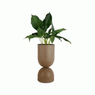Cache pot en métal réversible Tonar Marron - XL Pt' - marron 8714302772108