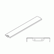 Chapeau de gondole - 100cm - Crème - Acier