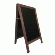 Chevalet ardoise cadre bois - 1270 x 750 mm - Utilisation extérieure - Fabrication française Chevalet ardoise cadre bois - 1270 x 750 mm - Utilisation extérieure - Fabrication française