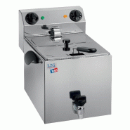 Friteuse avec robinet de vidange 1 cuve 8 L L2G