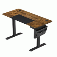 Helloshop26 - Bureau assis debout électrique 60 x 120 x (72-120) cm table réglable en hauteur mémoire 4 hauteurs pochette cadre en 12_0004546 - aci