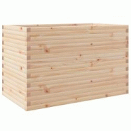 Helloshop26 - Jardinière bac lit surélevé plantes fleurs terrasse jardin 110 x 60 x 68,5 cm bois de pin massif marron 02_0037381 - 3000213860238 Helloshop26 - Jardinière bac lit surélevé plantes fleurs terrasse jardin 110 x 60 x 68,5 cm bois de pin massif marron 02_0037381 - 3000213860238