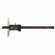 Jauge de profondeur digitale à pointe de haute qualité - 300 mm - Conversion mm/inch - Référence 127300