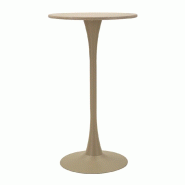 Mauro Ferretti Table De Bar Alaska Cream, Diamètre 60 Cm Et Hauteur 106 Cm, Structure En Mdf Et Fer, Design Essentiel - Collection Moderne - beige 14 Mauro Ferretti Table De Bar Alaska Cream, Diamètre 60 Cm Et Hauteur 106 Cm, Structure En Mdf Et Fer, Design Essentiel - Collection Moderne - beige 14