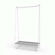 Portant Round  1045x425x1830mm - blanc mat