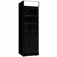 Réfrigérateur 1 porte en verre noir sens ouverture porte gauche l595 7464.0093 COMBISTEEL