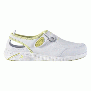 Safety Jogger - Sabots médicaux antidérapants et respirants LINA blanc et vert clair OB http://carbonn.Fr/img/co/413.Jpg Taille 35 - 35 matière syn