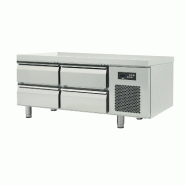 Soubassement réfrigéré positif - 4, 6 ou 8 tiroirs - Température -2°C/+8°C - Acier inoxydable - Modèles 170L, 265L et 365L Soubassement réfrigéré positif - 4, 6 ou 8 tiroirs - Température -2°C/+8°C - Acier inoxydable - Modèles 170L, 265L et 365L