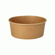 Starpak 50 salades en carton, rondes 750 ml Ø 15 cm · 6 cm marron - marron en carton 88901