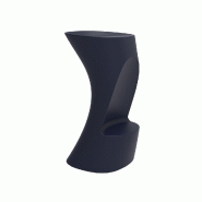 Tabouret haut design in & out NOMA - bleu