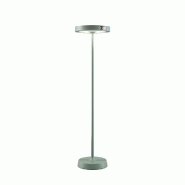 Zafferano Barbell Solar RF - Lampadaire LED solaire rechargeable 65W - Lampadaire d'extérieur, 3 hauteurs 156-113-70 cm, Sauge - vert 8054040724824