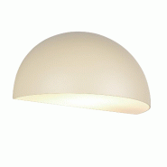 Applique extérieure sable culot E27 IP44 fonte d'aluminium - Trio - Maas - beige 4017807648492