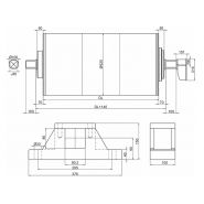 G630 - Tambours moteurs Gesto Drum Motors - vitesse 1.00 à 4.00 m/s - pour convoyeurs et applications industrielles G630 - Tambours moteurs Gesto Drum Motors - vitesse 1.00 à 4.00 m/s - pour convoyeurs et applications industrielles