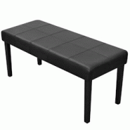 Helloshop26 - Banc banquette 106 x 43 x 46 cm synthétique de haute qualité noir 02_0021263 - 3000200484379 Helloshop26 - Banc banquette 106 x 43 x 46 cm synthétique de haute qualité noir 02_0021263 - 3000200484379
