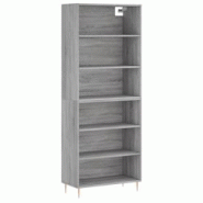 Helloshop26 - Buffet bahut commode armoire meuble de rangement organisateur cuisine salle de séjour salon 69,5 x 32,5 x 180 cm bois 02_0031995 - 3000 Helloshop26 - Buffet bahut commode armoire meuble de rangement organisateur cuisine salle de séjour salon 69,5 x 32,5 x 180 cm bois 02_0031995 - 3000