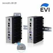 Ordinateur industriel embarqué compact – Intel Core 12e génération – DIN-Rail / mural - EVI MONOLITH-2012R