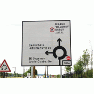 Panneaux directionnels grande surface type D42