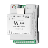 Passerelle performante pour la conversion de données M-Bus sur Modbus TCP - MBUS-GE125M / MBUS-GE250M / MBUS-GE500M
