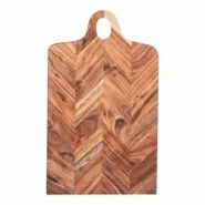 Planche à découper Chevron 50x30 cm - Marron Rectangle Bois Table Passion 50x30 cm - marron Bois massif 3106238650196 Planche à découper Chevron 50x30 cm - Marron Rectangle Bois Table Passion 50x30 cm - marron Bois massif 3106238650196