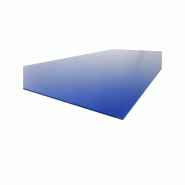 Plaque PVC expansé couleur - Bleu - 3 mm d'épaisseur - 100 cm x 100 cm - Surface couverte : 1 m²_0