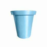 PLAST'UP ROTOMOULAGE Pot de fleurs rond xxl delight 760l - BLEUPASTEL - bleu 0637962081671