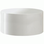 SalesFever Table basse Ø 60 cm ronde | Laqué haute brillance | Bois MDF | L 60 x P 60 x H 30 cm | blanc - blanc Bois manufacturé 398364 SalesFever Table basse Ø 60 cm ronde | Laqué haute brillance | Bois MDF | L 60 x P 60 x H 30 cm | blanc - blanc Bois manufacturé 398364