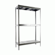 SimonRack Rayonnage industriel, 1500x1500x450 mm, 400 kg au point de flexion, 3 étagères métalliques, rayonnage garage, Galvanisé- Ecoforte - arge