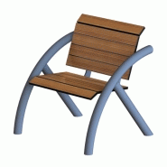 Banc public en bois buton industries bi 171 el Banc public en bois buton industries bi 171 el