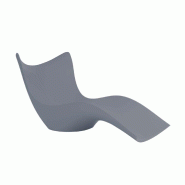 Chaise longue design SURF - gris