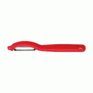 Eplucheur pivotant lame double cranté - Rouge Autre Plastique Nogent 18x2 cm - rouge plastique 3222631113127 Eplucheur pivotant lame double cranté - Rouge Autre Plastique Nogent 18x2 cm - rouge plastique 3222631113127