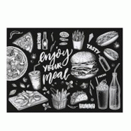 García de Pou Garcia de Pou 1000 Unités - Sets De Table 'Fast Food' 120 G/M2 30X42 Cm Noire/Blanc Cellulose - noir papier 270.82 García de Pou Garcia de Pou 1000 Unités - Sets De Table 'Fast Food' 120 G/M2 30X42 Cm Noire/Blanc Cellulose - noir papier 270.82