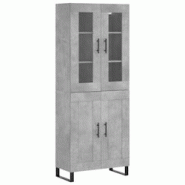 Helloshop26 - Buffet bahut commode armoire meuble de rangement organisateur cuisine salle de séjour salon haut 69,5 x 34 x 180 cm 02_0034569 - 300021_0