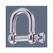 Manille inox Haute Résistance - Droite, longue et lyre