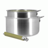 Menastyl - lot2casseroles aglae 16/ 20cm en acier inoxydable vert avec poignée - 3256391056547
