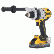 Perceuse-visseuse à percussion xr 18v + 2 batteries powerstack 5ah + chargeur - DEWALT - dcd1007h2t - 862330