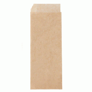 Sachet hotdog kraft ingraissable 9+3x22cm naturel - par 500