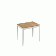 Stones Big Table Extensible (130/290X80 Cm) En Mélamine Blanc - blanc 8051361824868