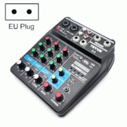Table De Mixage 4 Voies Polyvalente Pour Studio Et Enregistrement En Direct Noir YONIS - noir 3615616946184 Table De Mixage 4 Voies Polyvalente Pour Studio Et Enregistrement En Direct Noir YONIS - noir 3615616946184