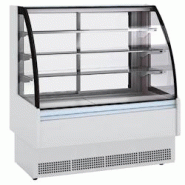 Vitrine comptoir réfrigérée avec verre courbe - 1225x700x1420 mm - 540 W 230/1V - 13029660 Eurast - blanc multi-matériau 13029660 Vitrine comptoir réfrigérée avec verre courbe - 1225x700x1420 mm - 540 W 230/1V - 13029660 Eurast - blanc multi-matériau 13029660