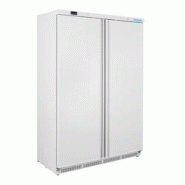 Armoire réfrigérée positive double porte 744L blanche, 8 étagères réglables - Polar - blanc acier CZ781 Armoire réfrigérée positive double porte 744L blanche, 8 étagères réglables - Polar - blanc acier CZ781