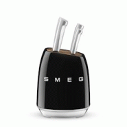 Bloc de 6 couteaux Noir - Autre Inox Smeg 15.2x20 cm - noir inox 8017709344191 Bloc de 6 couteaux Noir - Autre Inox Smeg 15.2x20 cm - noir inox 8017709344191