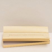 Boîte écrin bracelet carton kraft 4,5x22,7x2,2cm - par 10
