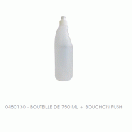 Bouteille 750 ml + bouchon push Bouteille 750 ml + bouchon push