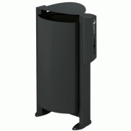 Corbeille avec distributeur sac hygiène Canine - Plusieurs coloris - Système économique - Fabrication Française_0