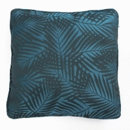Coussin nerea, bleu / vert l.40 x h.40 cm