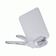 Étiquettes transparentes - Kit de 25 étiquettes 6x4cm avec socles et marqueur effaçable à l'eau