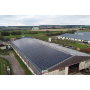 Hangar photovoltaïque  agricole - 468 panneaux - 1200m² - 208kWc