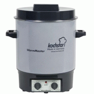 KOCHSTAR stérilisateur de bocaux electrique avec minuterie 27l 1800w 99102035 - blanc 4002765052368