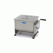 Mélangeur à viande manuel  ECO 30 L - 25 kg -  cuve fixe - axe double